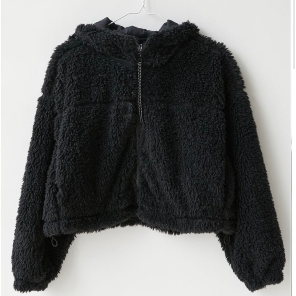 BDG CROPPED TEDDY JACKET